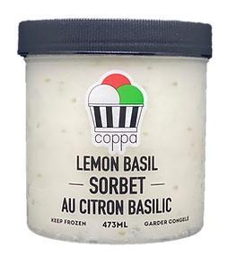 Lemon Basil Sorbet (Feeds 3-5)