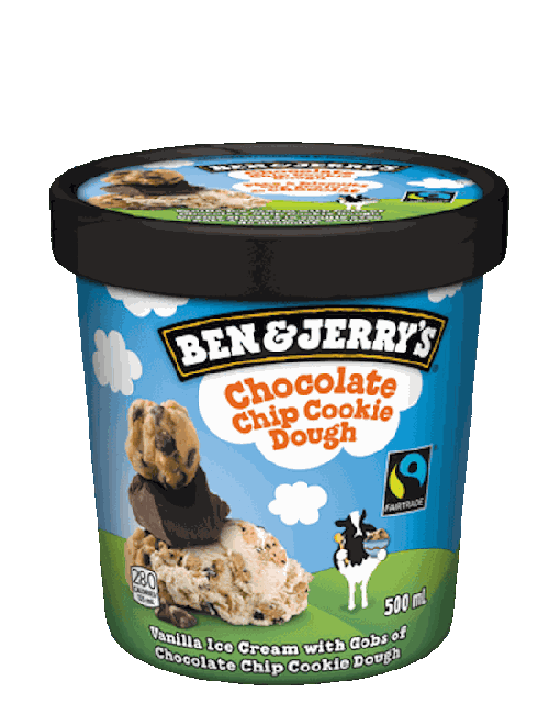 Ben & Jerry's Chocolate Cookie Dough Ice Cream (500 ml)