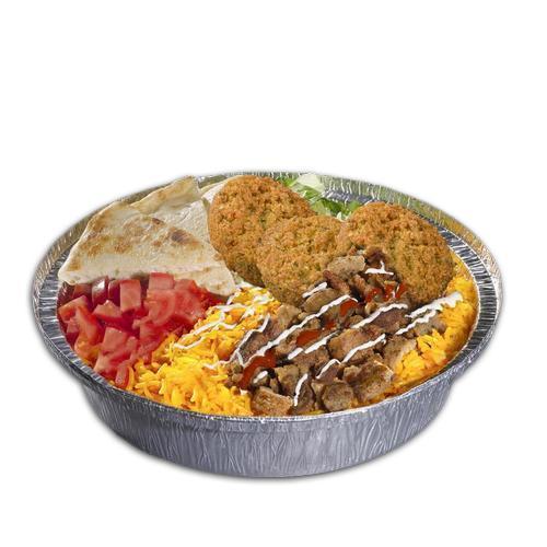 Beef Gyro/Falafel Platter
