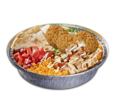 Chicken/Falafel Platter